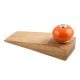 2 Pieces Orange Round Ceramic Wooden Door Stopper